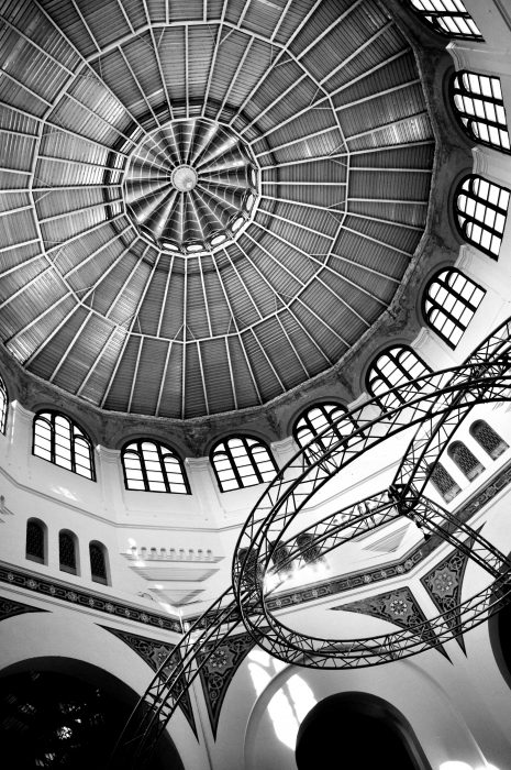 Inside the Arts and Industries Building, taken during the 2017 Smithsonian Folklife Festival.