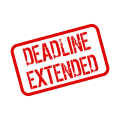 Graphic "Deadline Extended"