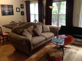 Living room of condo