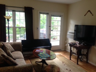 Living room of condo