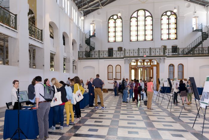 Visitors in Grand Hall