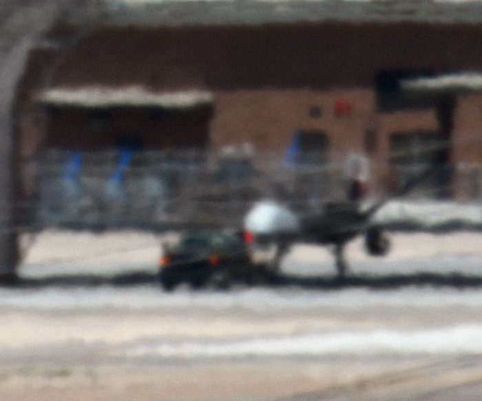 Blurry image of drone