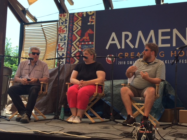 Panel discussion on Armenian stage