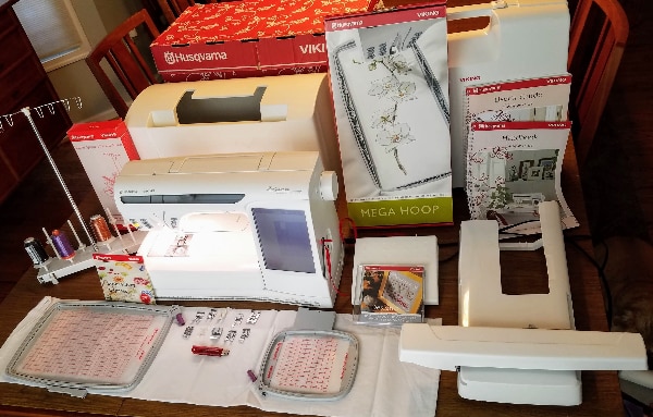 sewing machine and accessories