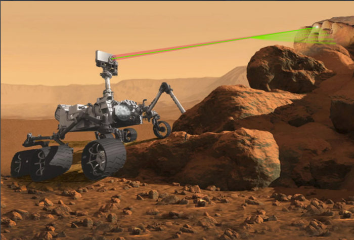 Artist rendering of Mars rover
