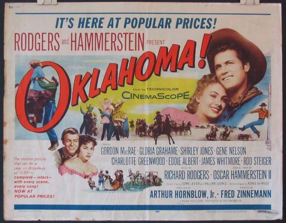 Poster for movie musical Oklahoma