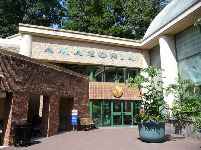 Exterior of Amazonia building at the National Zoo