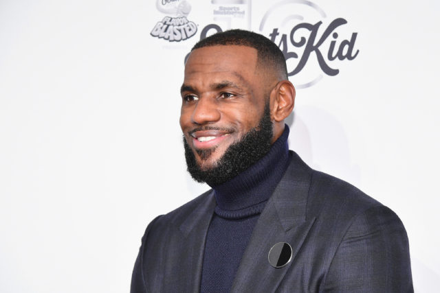 LeBron James at event