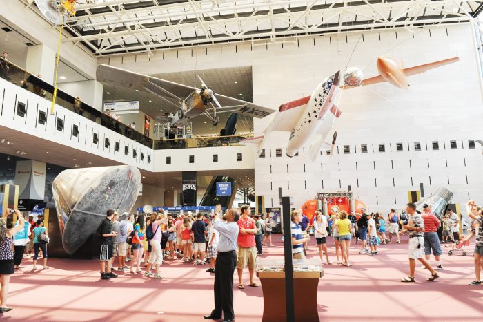 Visitors in NASM Gallery