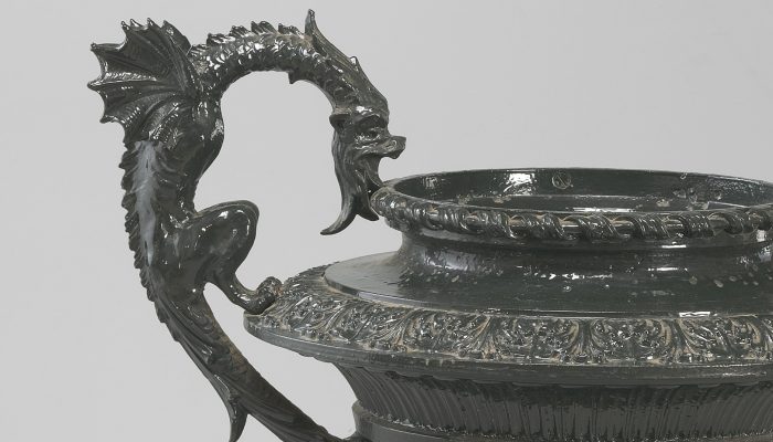 Garden urn handle