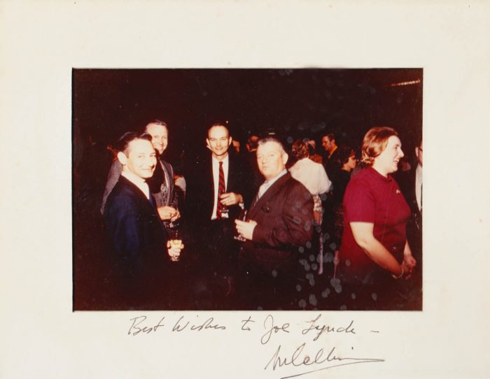Signed group photo from the 1970s