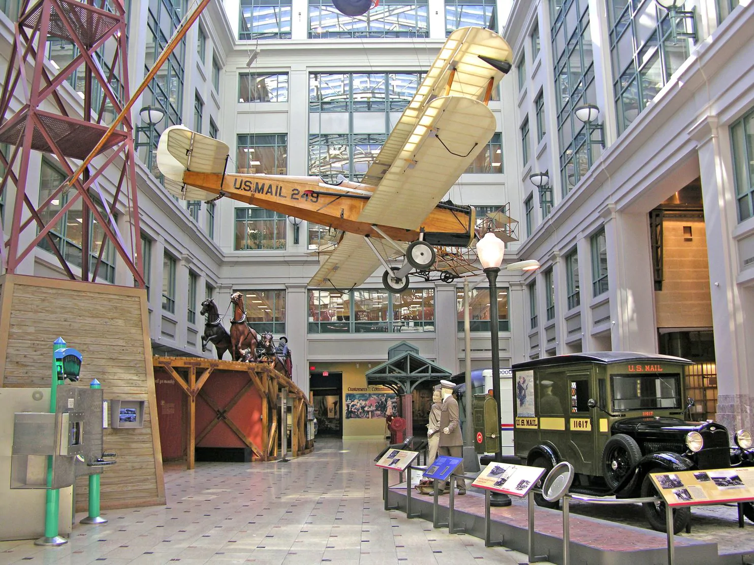 Postal Museum atrium