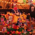 cropped version of elaborate Day of the Dead altar