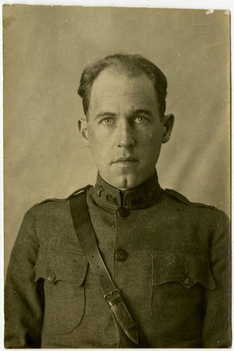 Portrait of WWI soldier