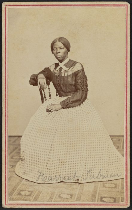 Harriet Tubman visiting card