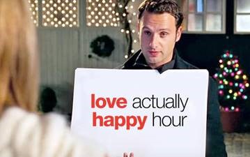 Photoshopped clip from film Love Actually