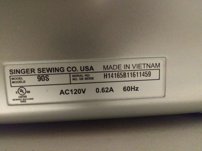Serial number