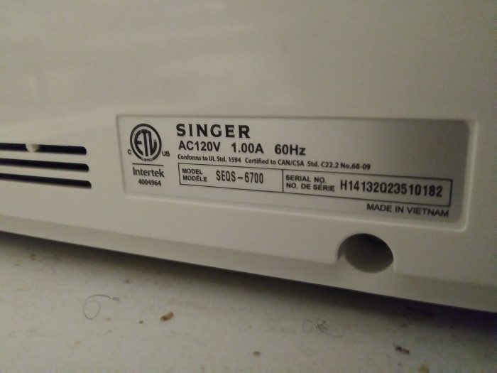 Serial number