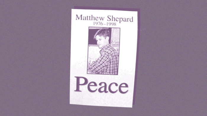 Poster commemorating Matthew Shepherd