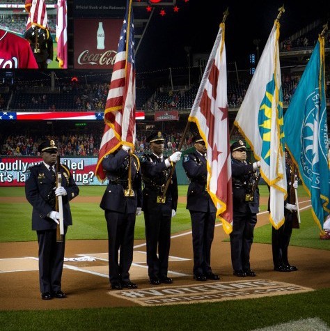 Honor Guard at Ball park