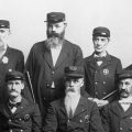 Deatil from photo of 1910 security staff