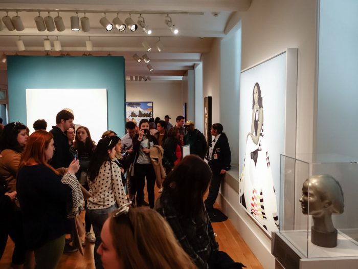 Visitors in Gallery
