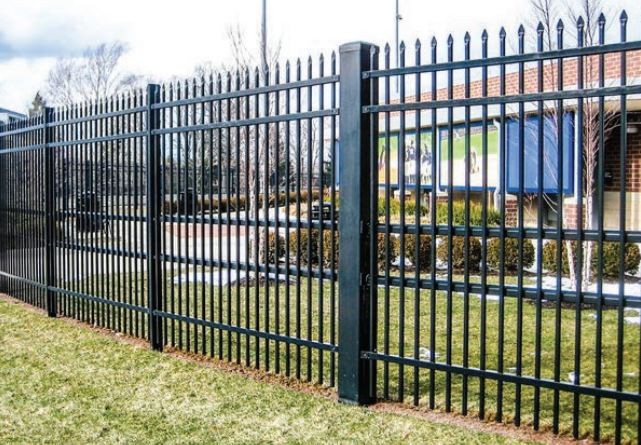 Steel fencing