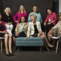Femal congressional leaders pose for group shot