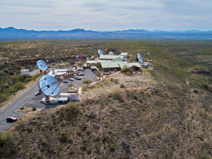 Observatory in Arizona desert