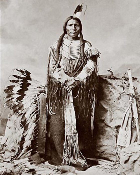 Crazy Horse in full regalia