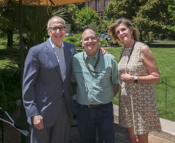 Skorton and Robin Davisson with unidentified