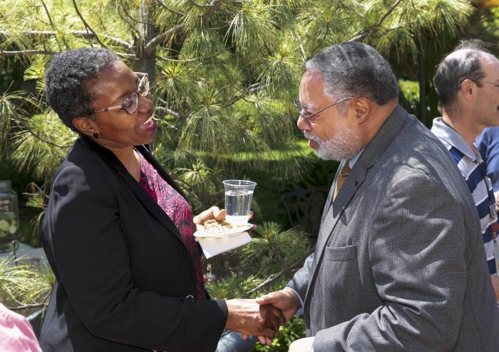 Lonnie Bunch and unidentified woman