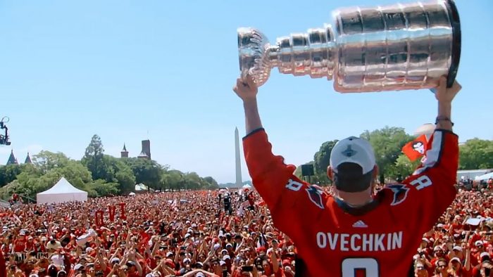 Ovechkin with Stanley Cup