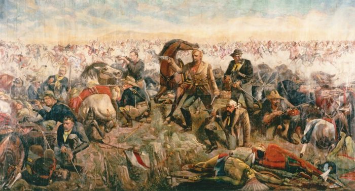 Painting of the battle