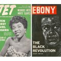 Cropped composite photo of Jet, Ebony magazine covers