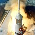 Apollo 11 rocket launch