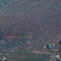 Cropped aerial photo of Woodstock