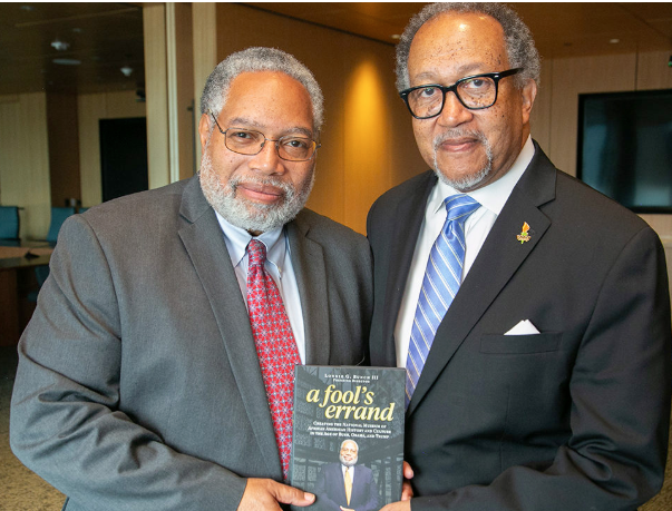 Bunch and Chavis with Bunch's book