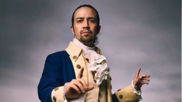 Portrait of Lin-Manuel Miranda in costume