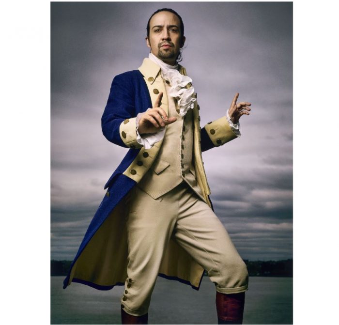 Portrait of Lin-Manuel Miranda in costume