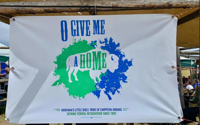 Banner "O Give Me a home"