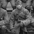 Detail from photo of black soldiers