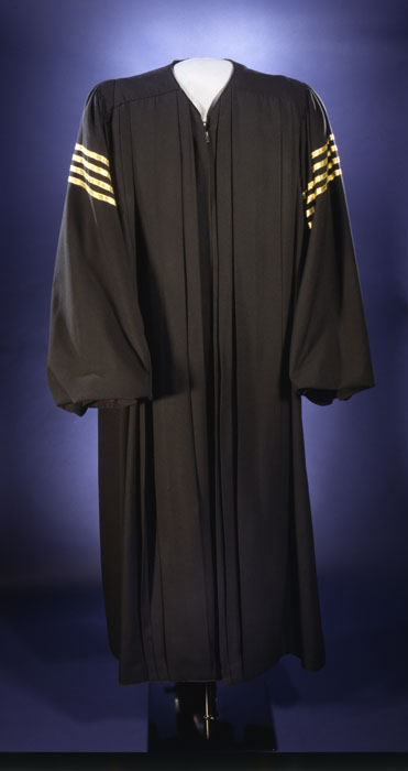 judicial robe with epaulets