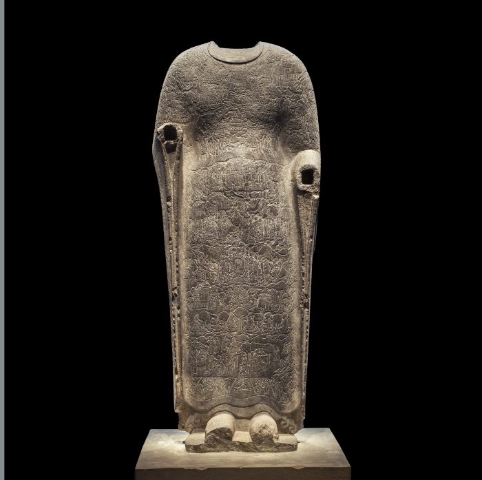 Headless statue of Buddha
