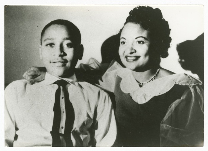 Emmett Till and his mother