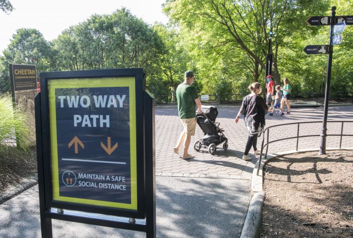 Two way path sign