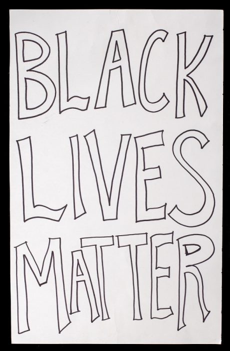 Black lives matter poster