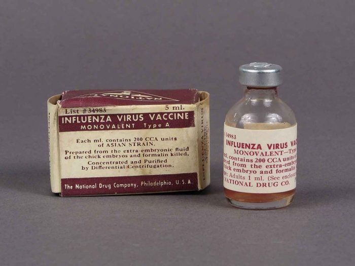 Influenza vaccine and packaging
