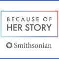 Logo for Because of Her Story