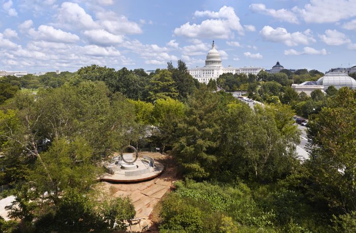 Aerial view or Native American Veterans Memorial